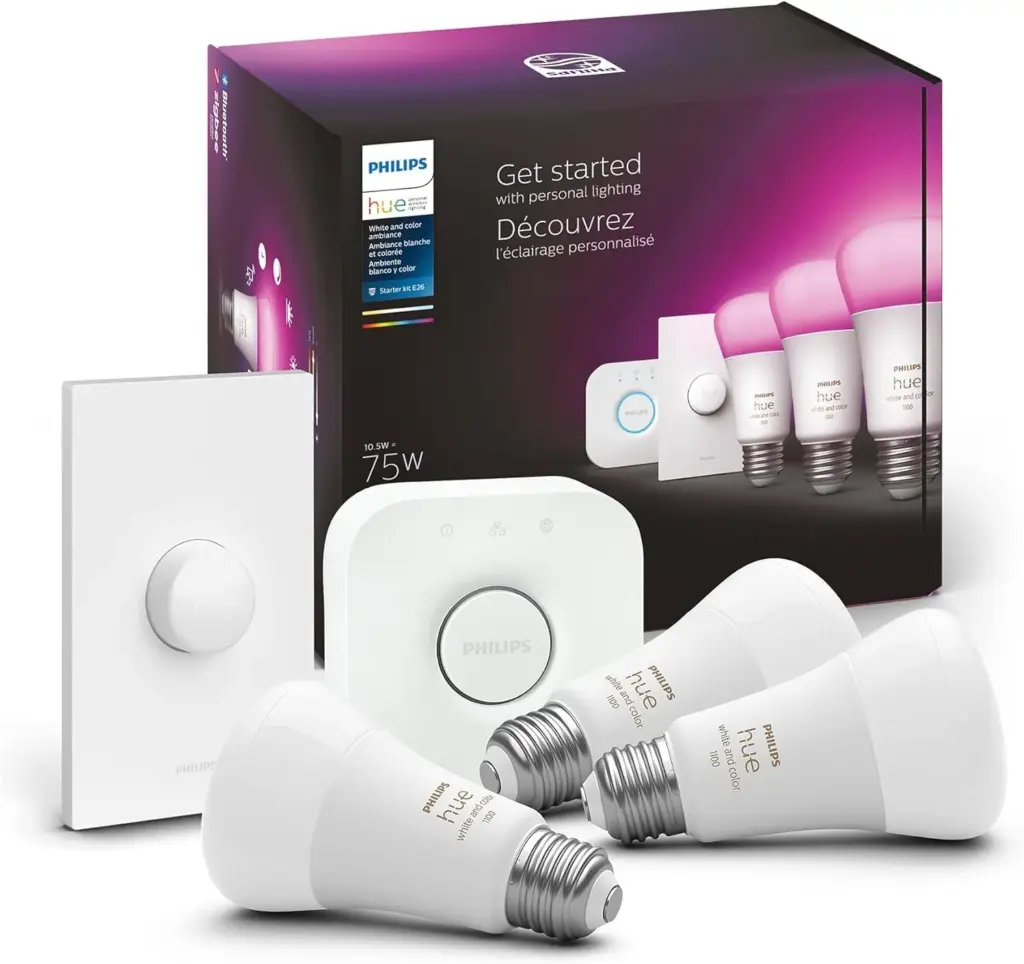 Philips Hue White and Color Ambiance Bulb 3-Pack