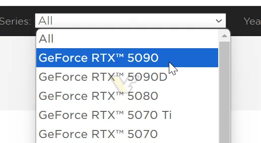 RTX 5090 zotac website