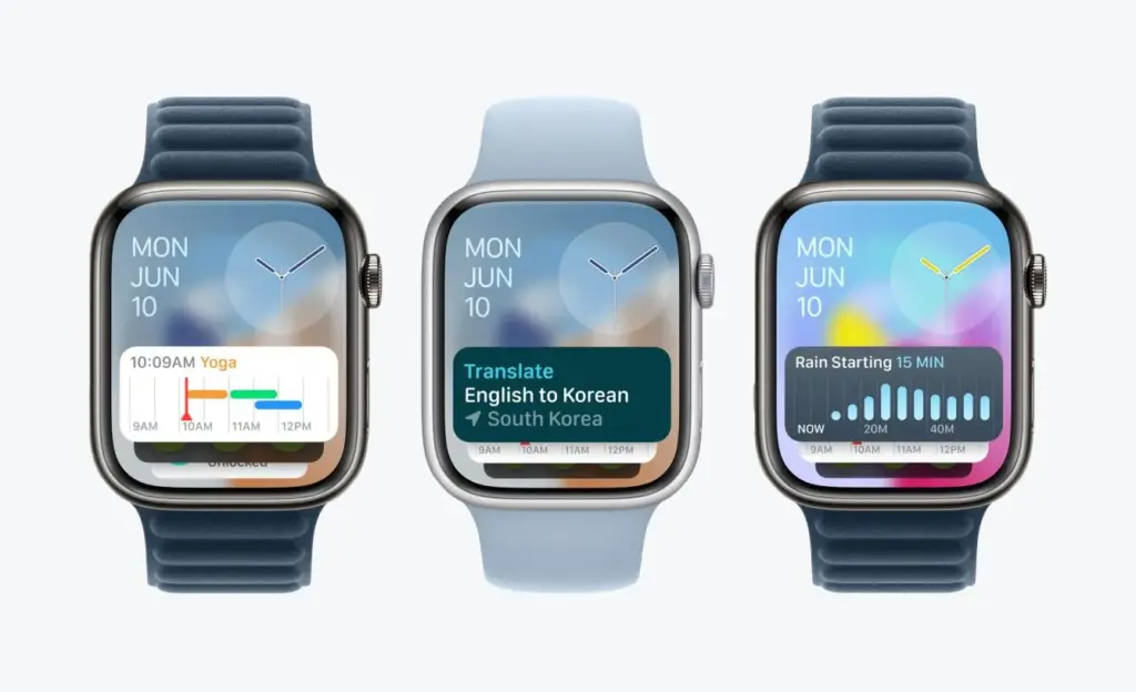 Apple Watch live activities