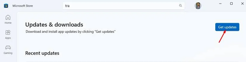 get updates for windows and apps